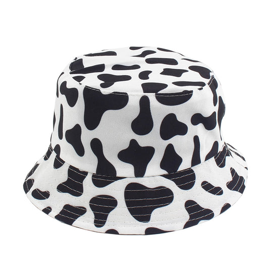 Cow Print Reversible Fisherman Bucket Hats