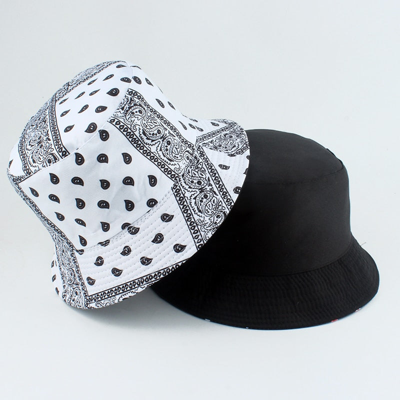 Cow Print Reversible Fisherman Bucket Hats