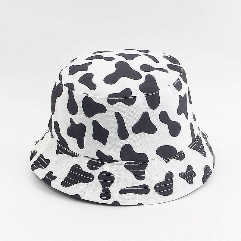 Cow Print Reversible Fisherman Bucket Hats