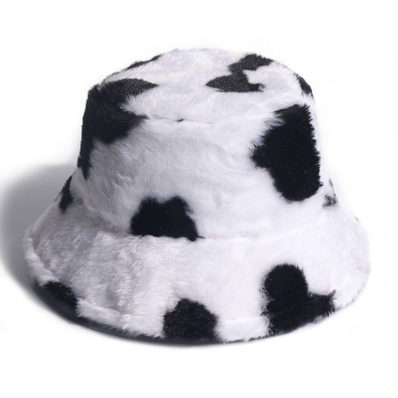 Assorted Cow Print Bucket Hats