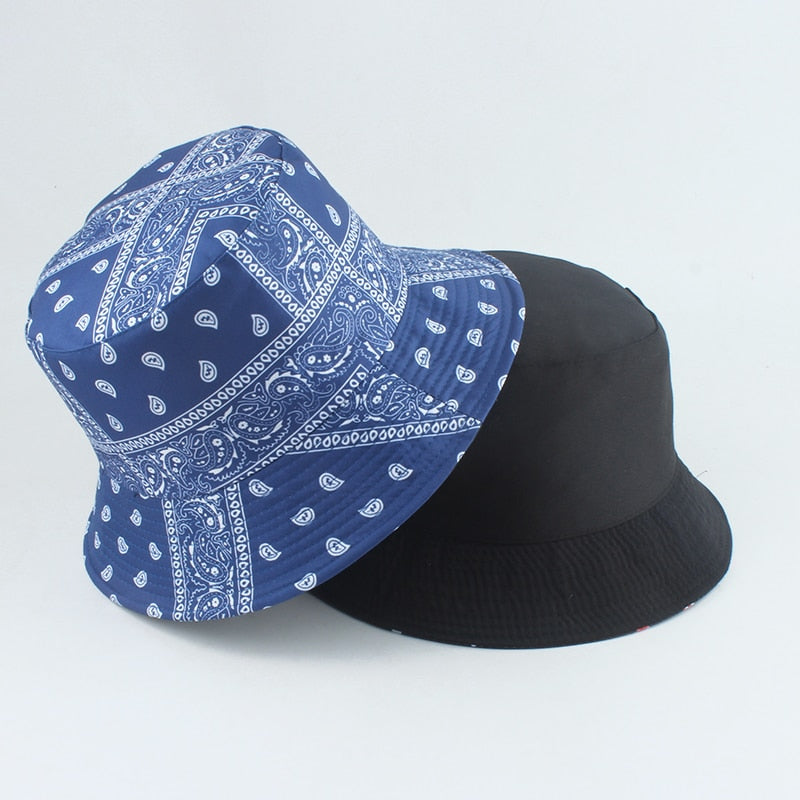 Cow Print Reversible Fisherman Bucket Hats