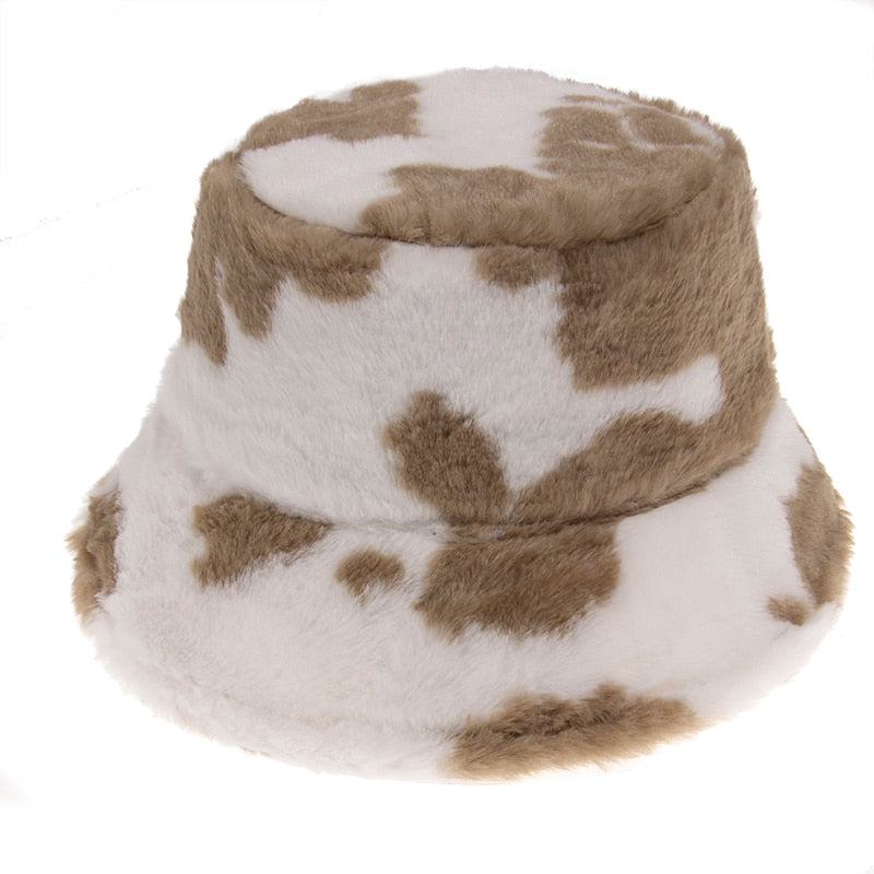 Assorted Cow Print Bucket Hats