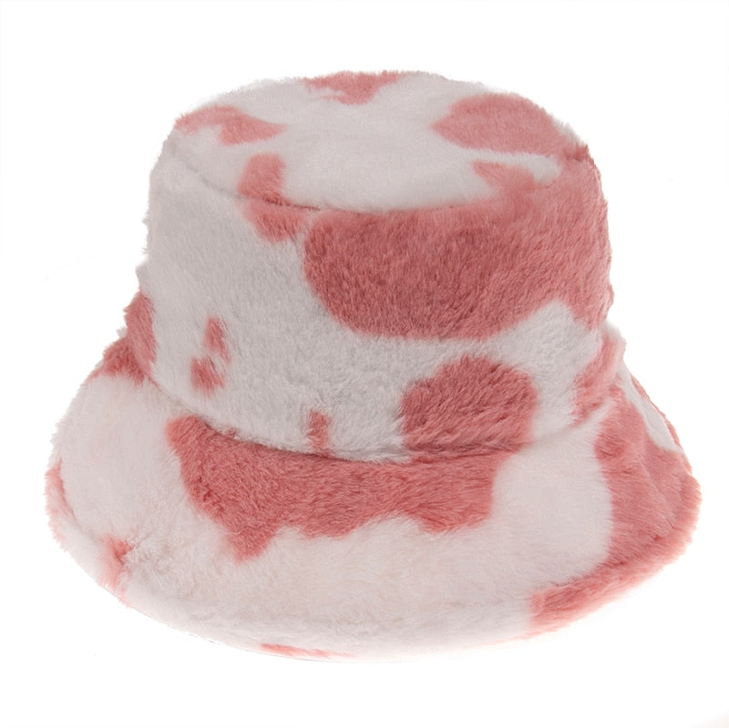 Assorted Cow Print Bucket Hats