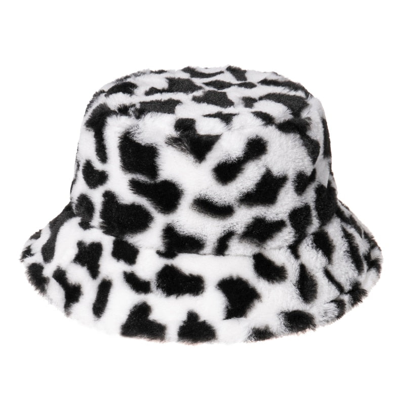 Assorted Cow Print Bucket Hats