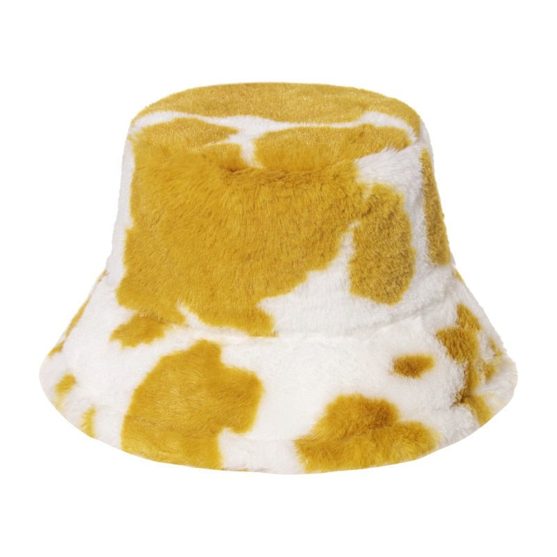 Assorted Cow Print Bucket Hats