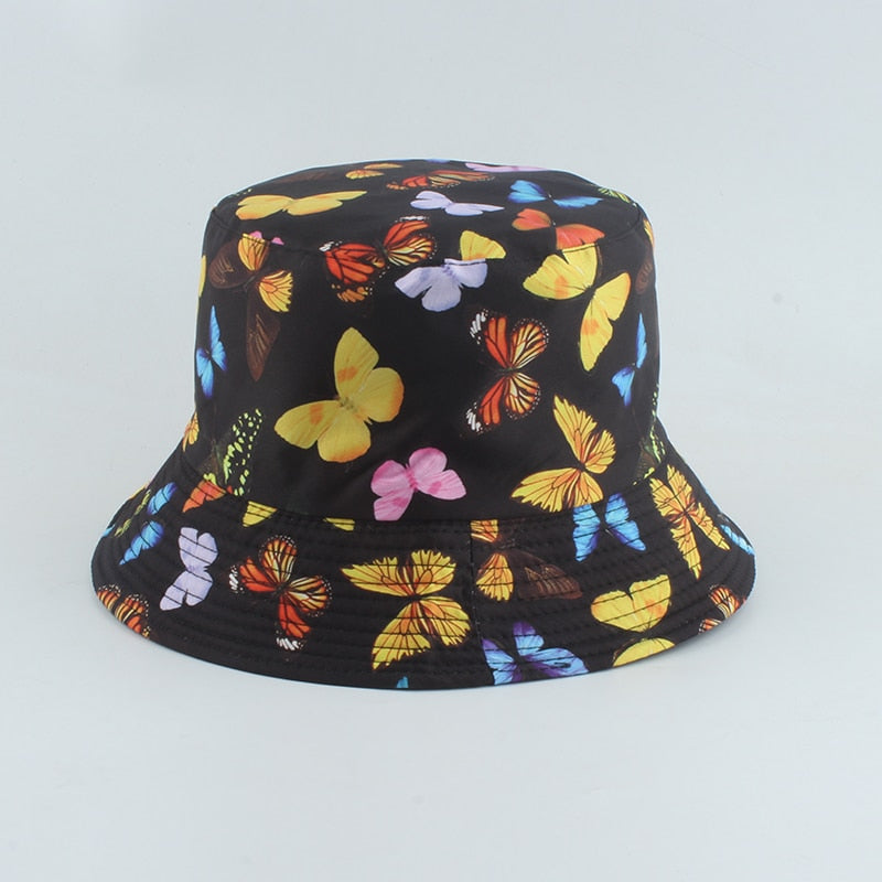 Cow Print Reversible Fisherman Bucket Hats