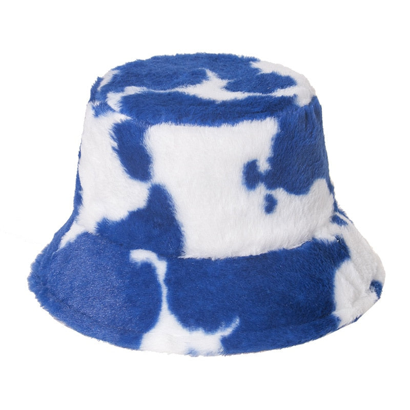 Assorted Cow Print Bucket Hats