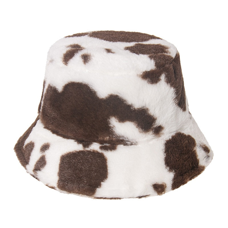 Assorted Cow Print Bucket Hats