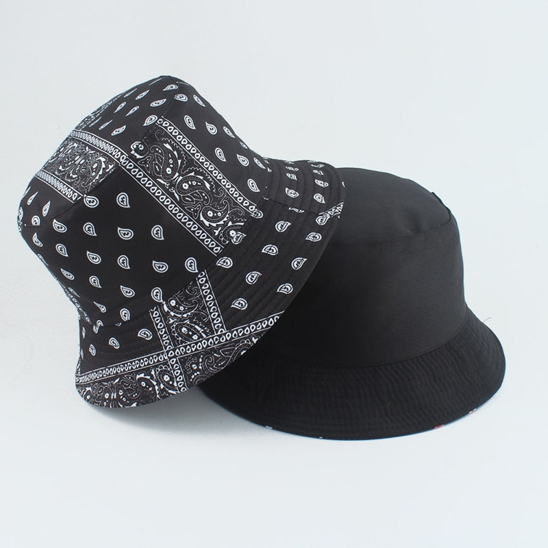 Cow Print Reversible Fisherman Bucket Hats