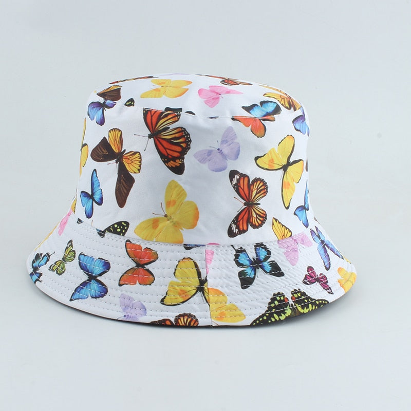 Cow Print Reversible Fisherman Bucket Hats