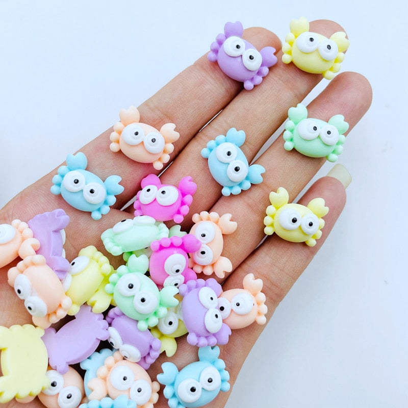 20 Pcs Mini Cartoon Young Cow Accessories