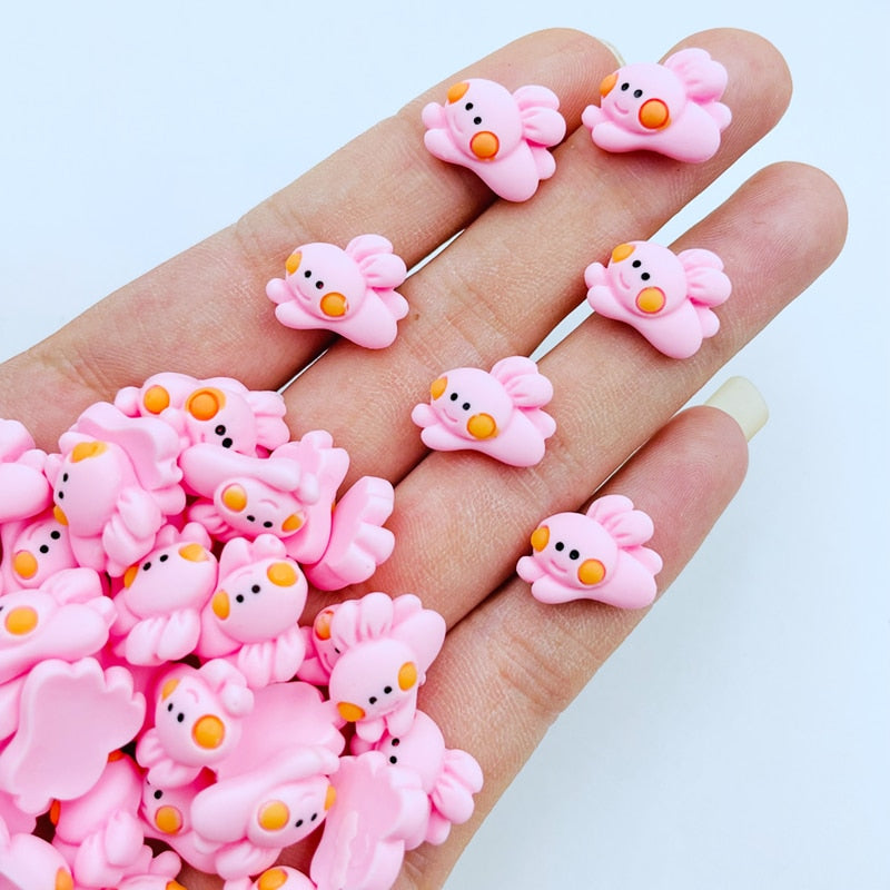 20 Pcs Mini Cartoon Young Cow Accessories