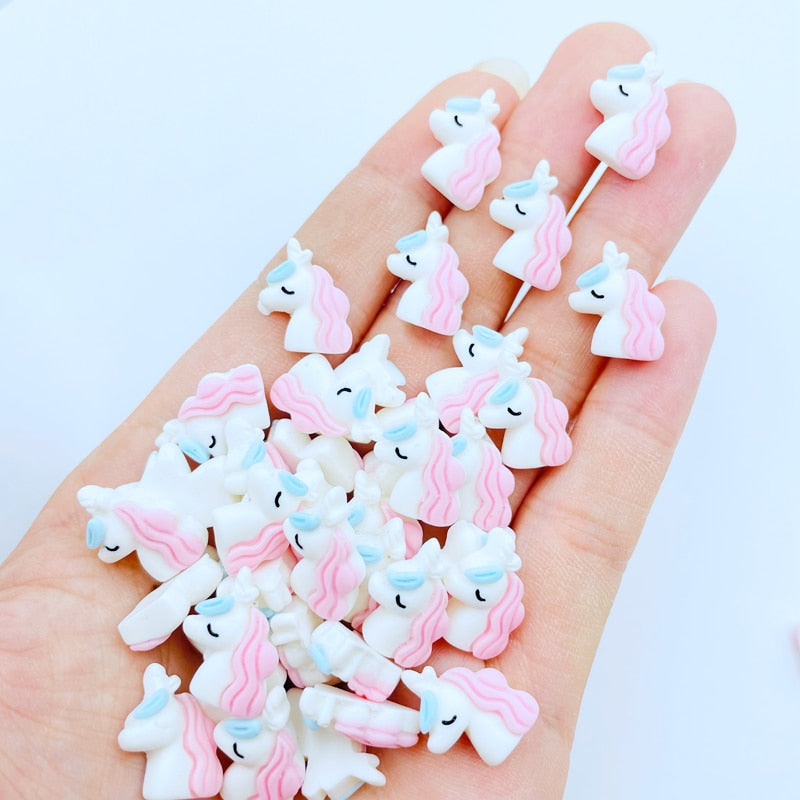 20 Pcs Mini Cartoon Young Cow Accessories