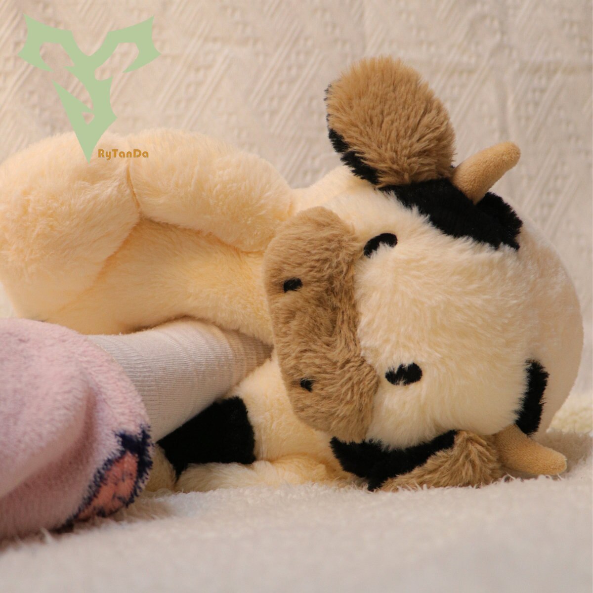 Kawaii Cow Plush Slipper