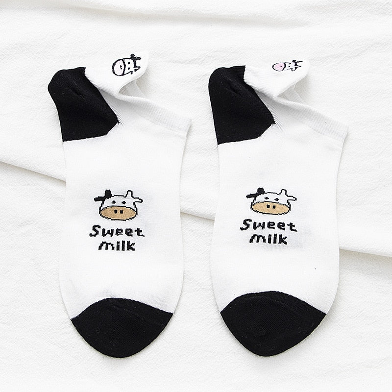 Assorted Cow Socks