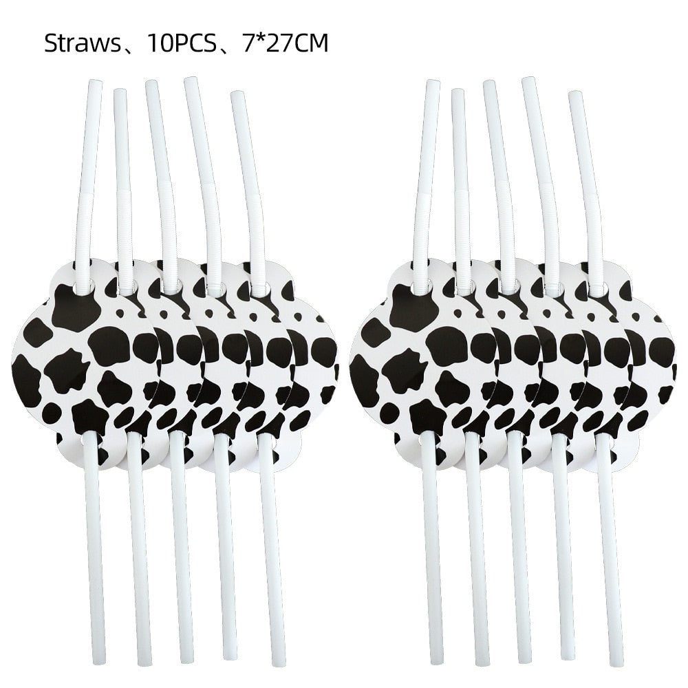 Cow Theme Disposable Party Supplies