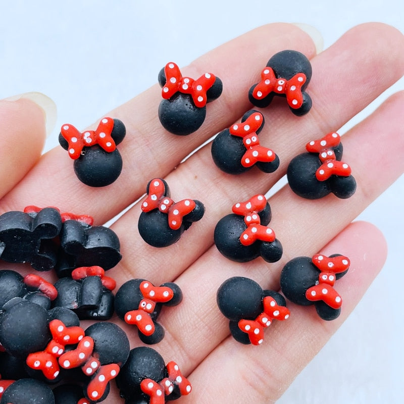 20 Pcs Mini Cartoon Young Cow Accessories