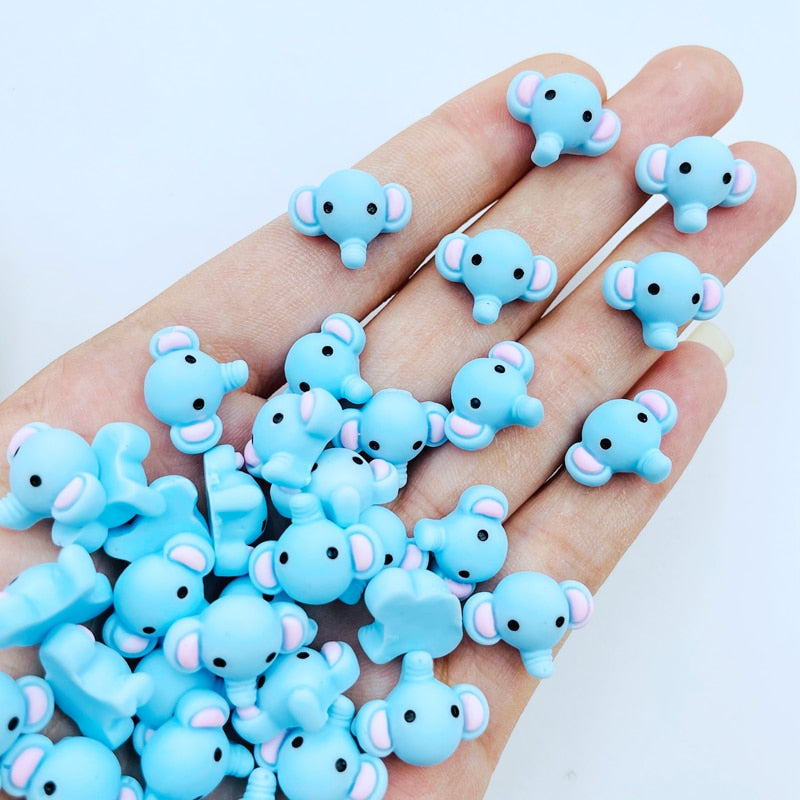 20 Pcs Mini Cartoon Young Cow Accessories