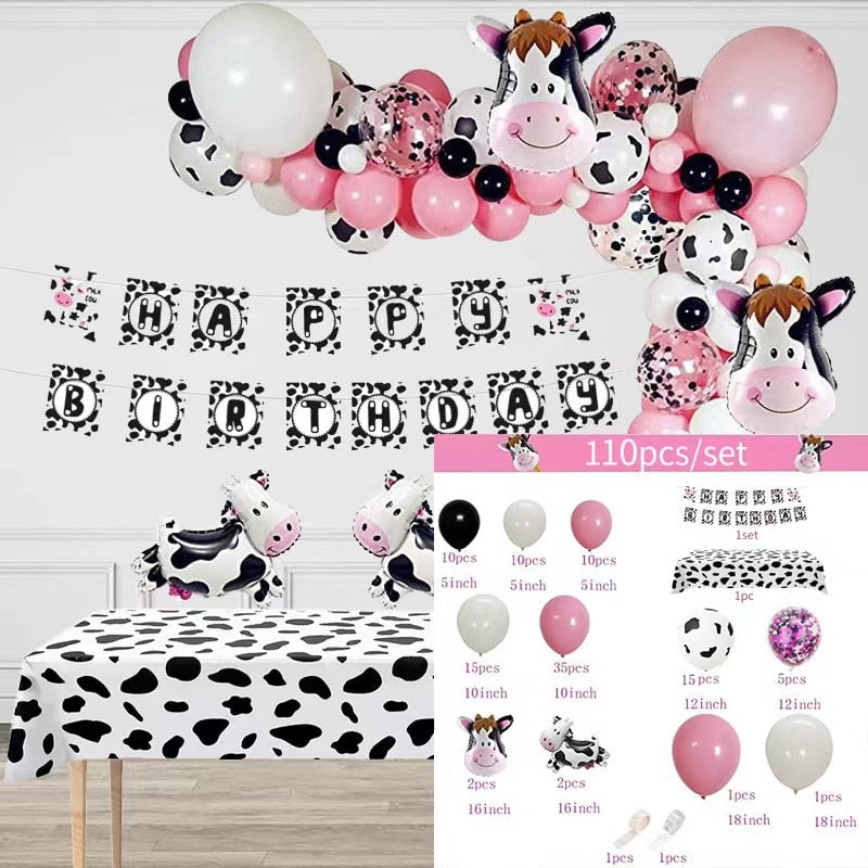 Cow Theme Disposable Party Supplies