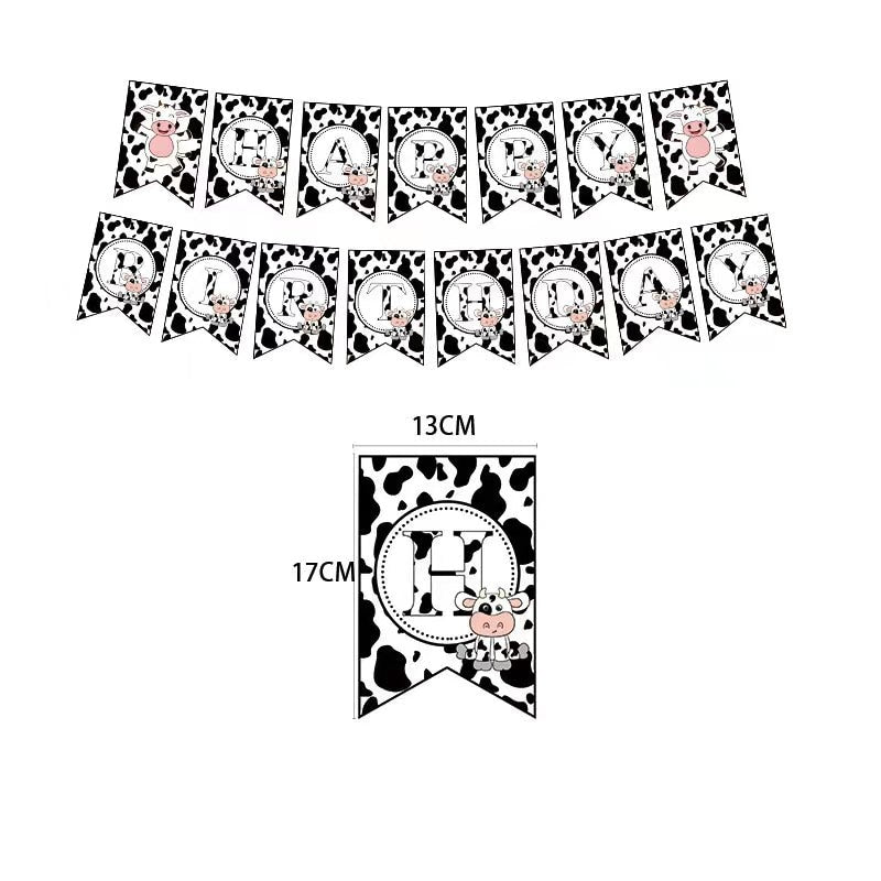 Cow Theme Disposable Party Supplies