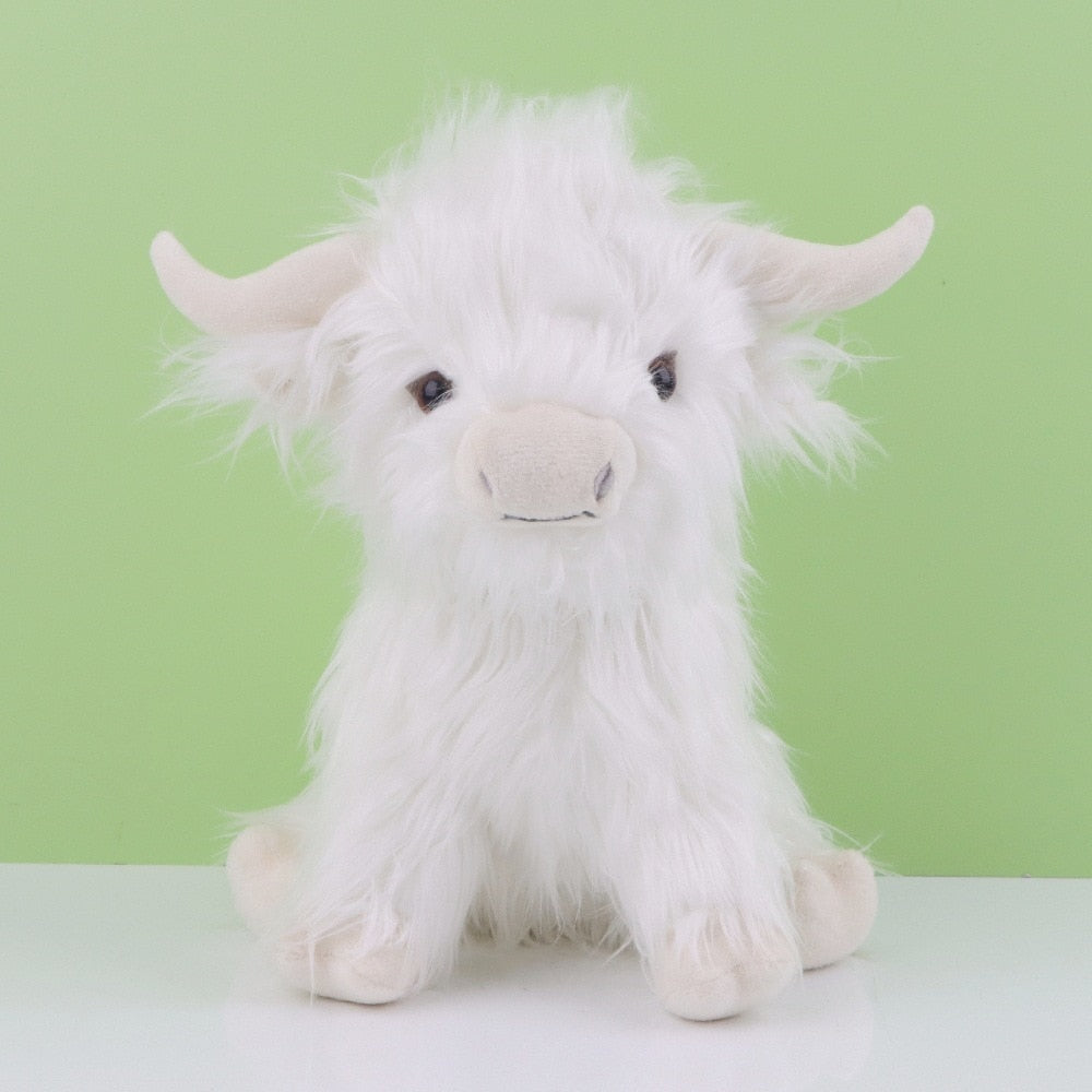 27cm Kawaii Highland Cow Plush