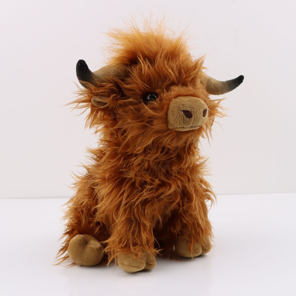 27cm Kawaii Highland Cow Plush