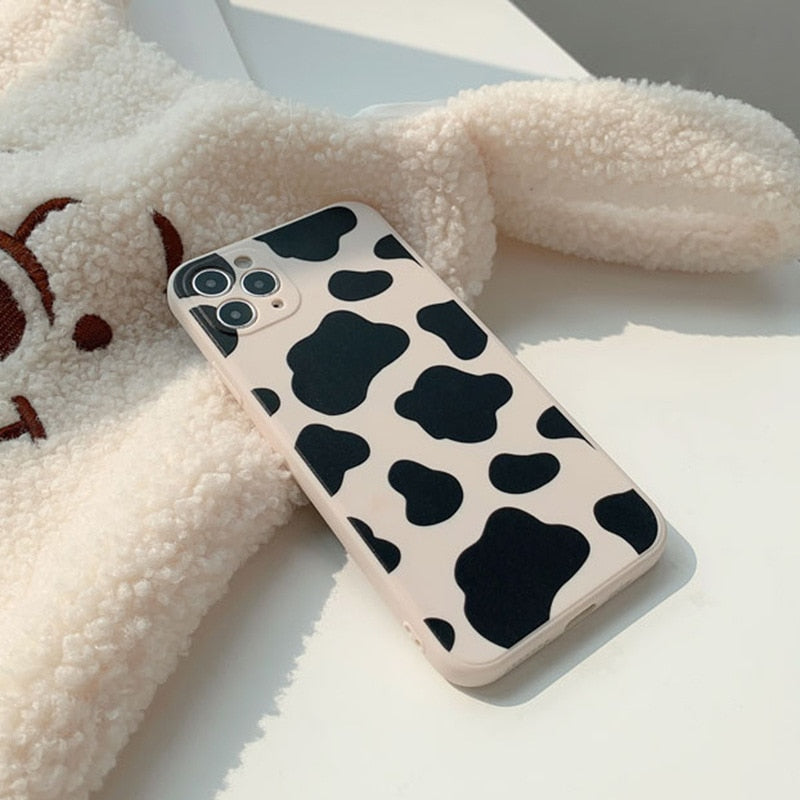 Cow Print Phone Case - iPhone 7-14 Mini to Pro