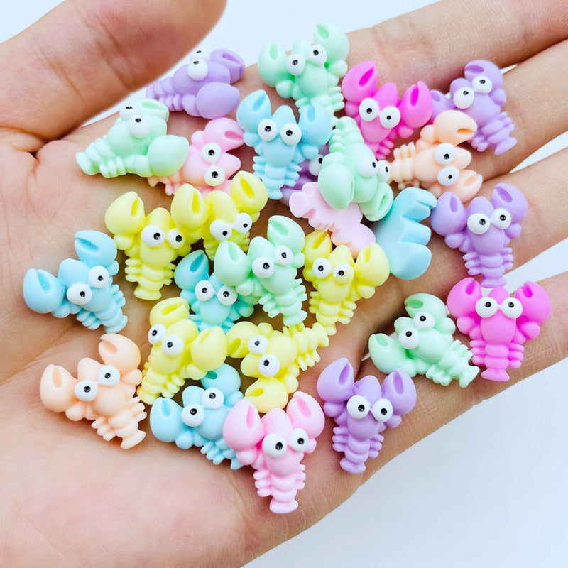 20 Pcs Mini Cartoon Young Cow Accessories